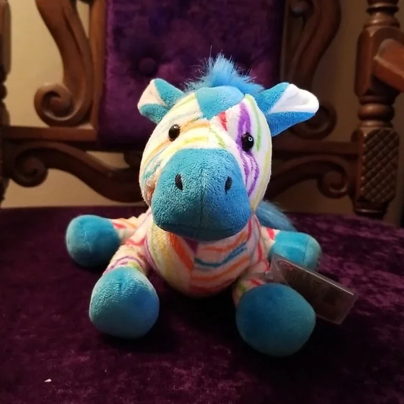 GANZ Toys Webkinz Rainbow Zebra Poshmark